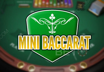 Mini Baccarat - Tesztelje a Baccarat készségeit ingyen a BETO-nál