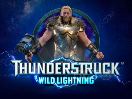 Thunderstruck Wild Lightning 5 tárcsás nyerőgép demó játék!