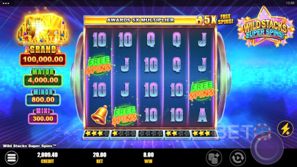 Wild Stacks Super Spins Nyerőgép - Ingyenes Játék és Vélemények (2025)