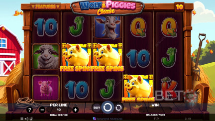Wolf & Piggies Chase Nyerőgép - Ingyenes Játék és Vélemények (2026)